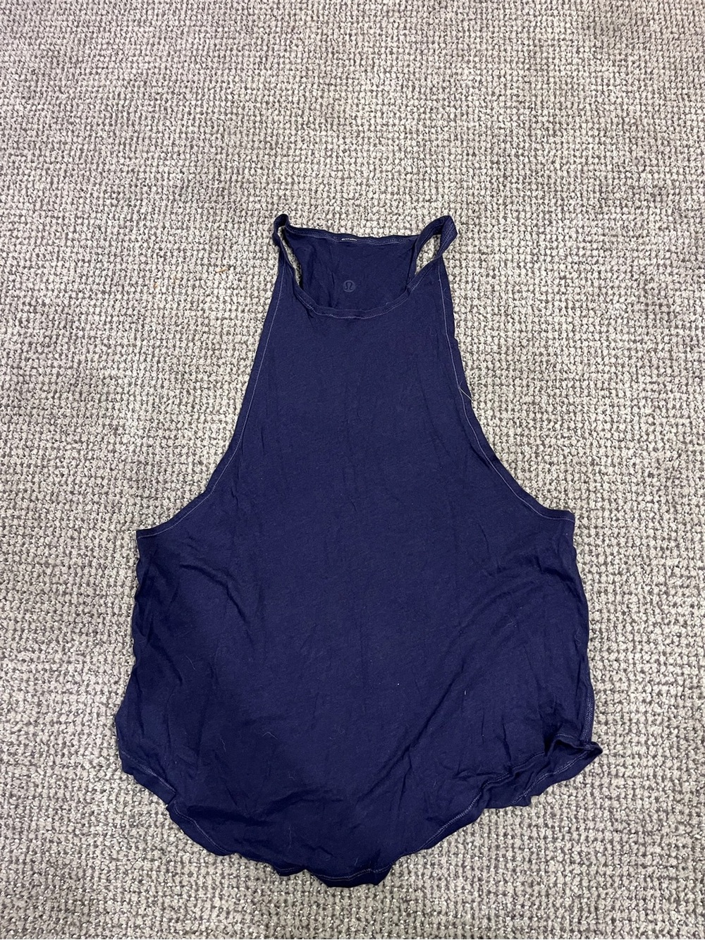 Lululemon Navy High-Neck Tank Top